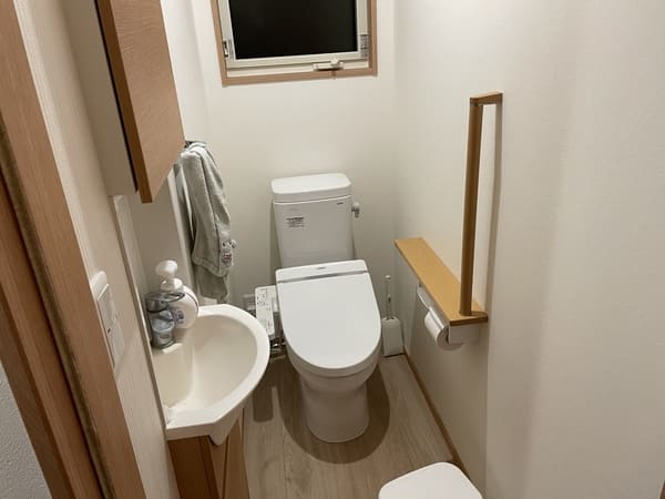 住友林業のトイレの標準仕様2階